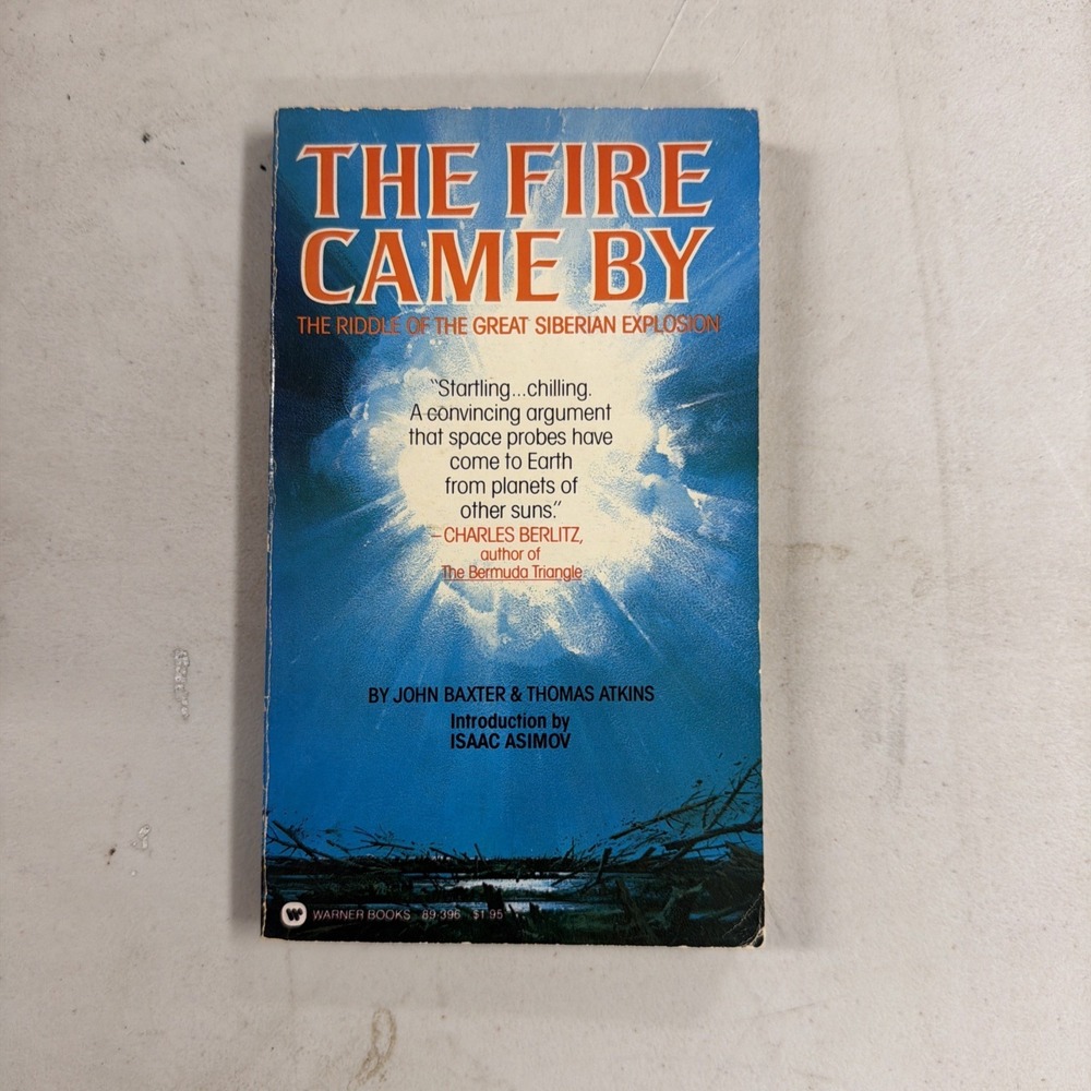 The Fire Came By John Baxter Thomas Atkins 1977 Vintage Paperback Sci-Fi Book